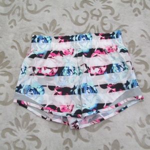 Athletic Works Girls Floral Shorts